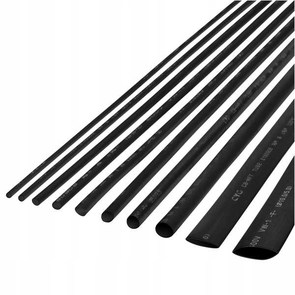 Rurka termokurczliwa 15/7,5mm 10m czarna
