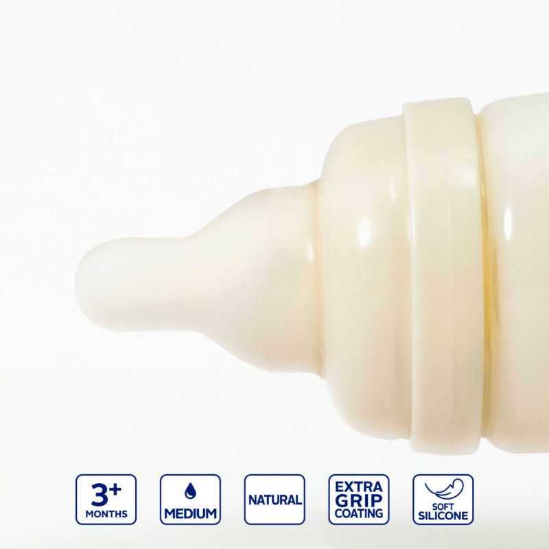 DIFRAX SMOCZEK NA WĄSKĄ BUTELKĘ ŚREDNI PRZEPŁYW 2SZT Rodzaj smoczki