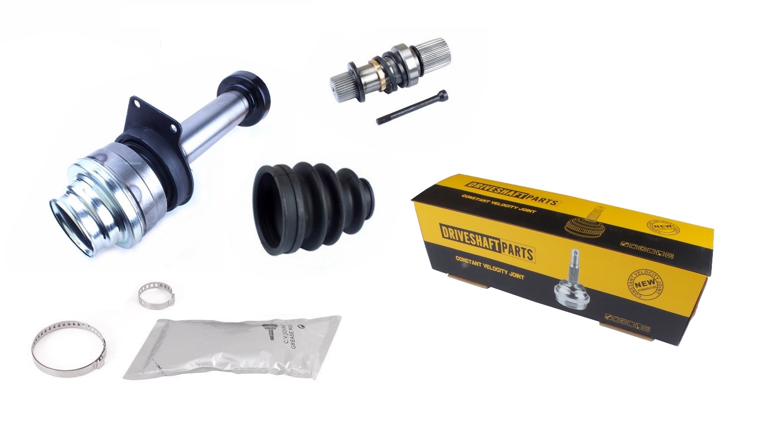 Półoś prawa VW T5 1.9TDI przegub wew. frez podpora