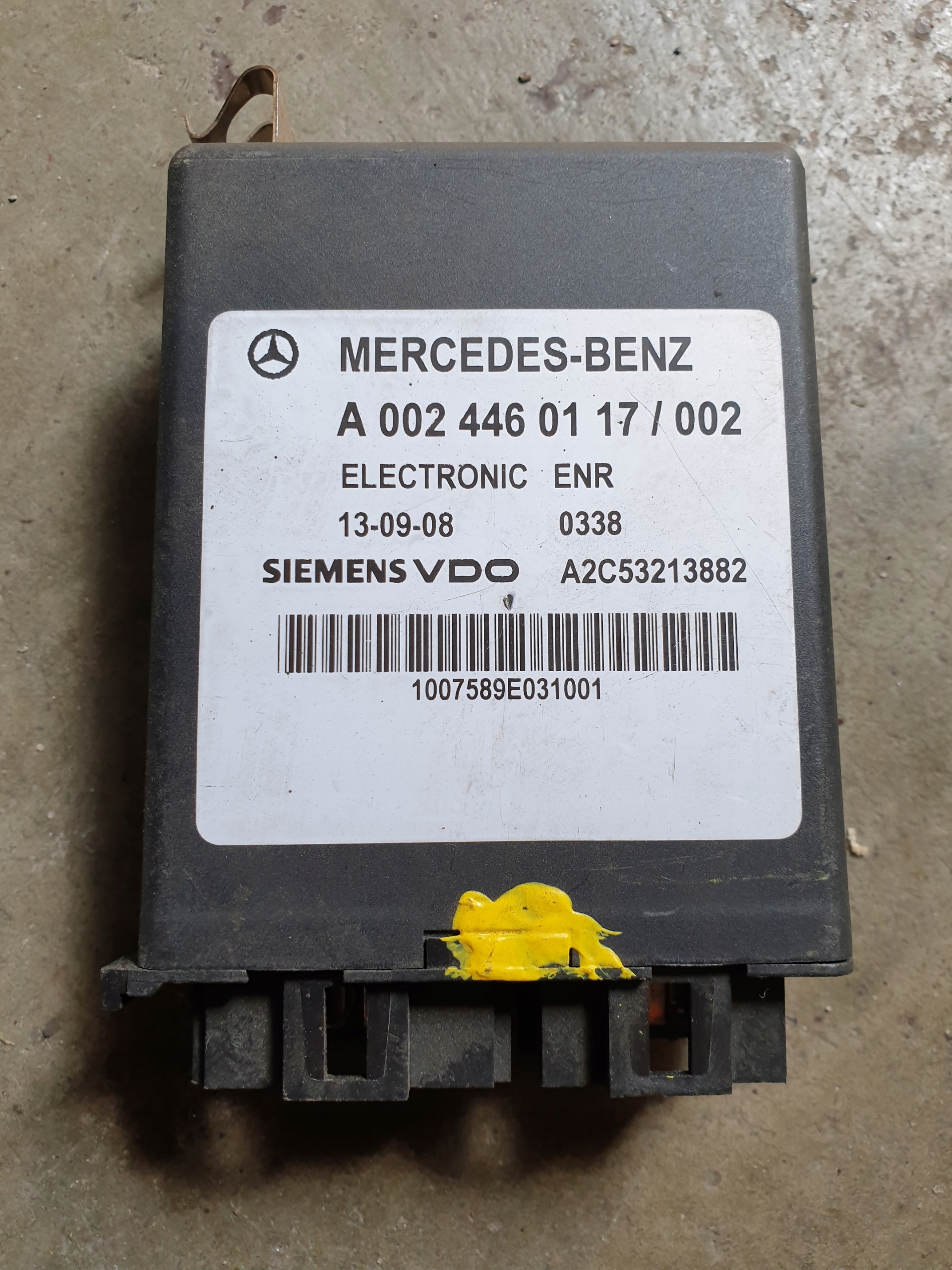 0024460117 - МОДУЛЬ УПРАВЛЕНИЯ ПОДВЕСКОЙ ПОДУШКИ ATEGO AXOR