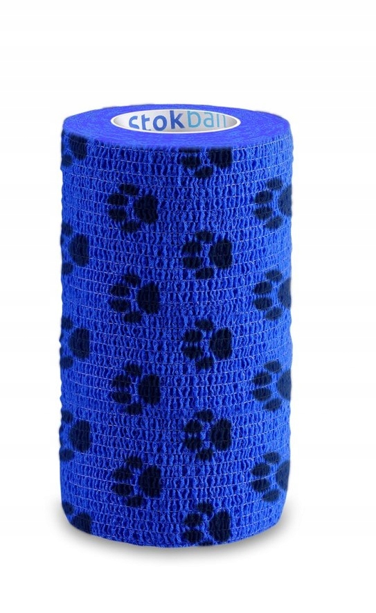 

Bandaż elastyczny flex 10cm Łapki Niebieskie