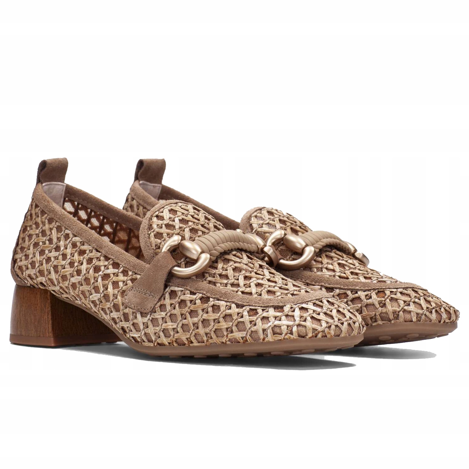 Dámské mokasíny na podpatku Hispanitas RHV264828 MARRAKECH-V26 Desert VEL..37