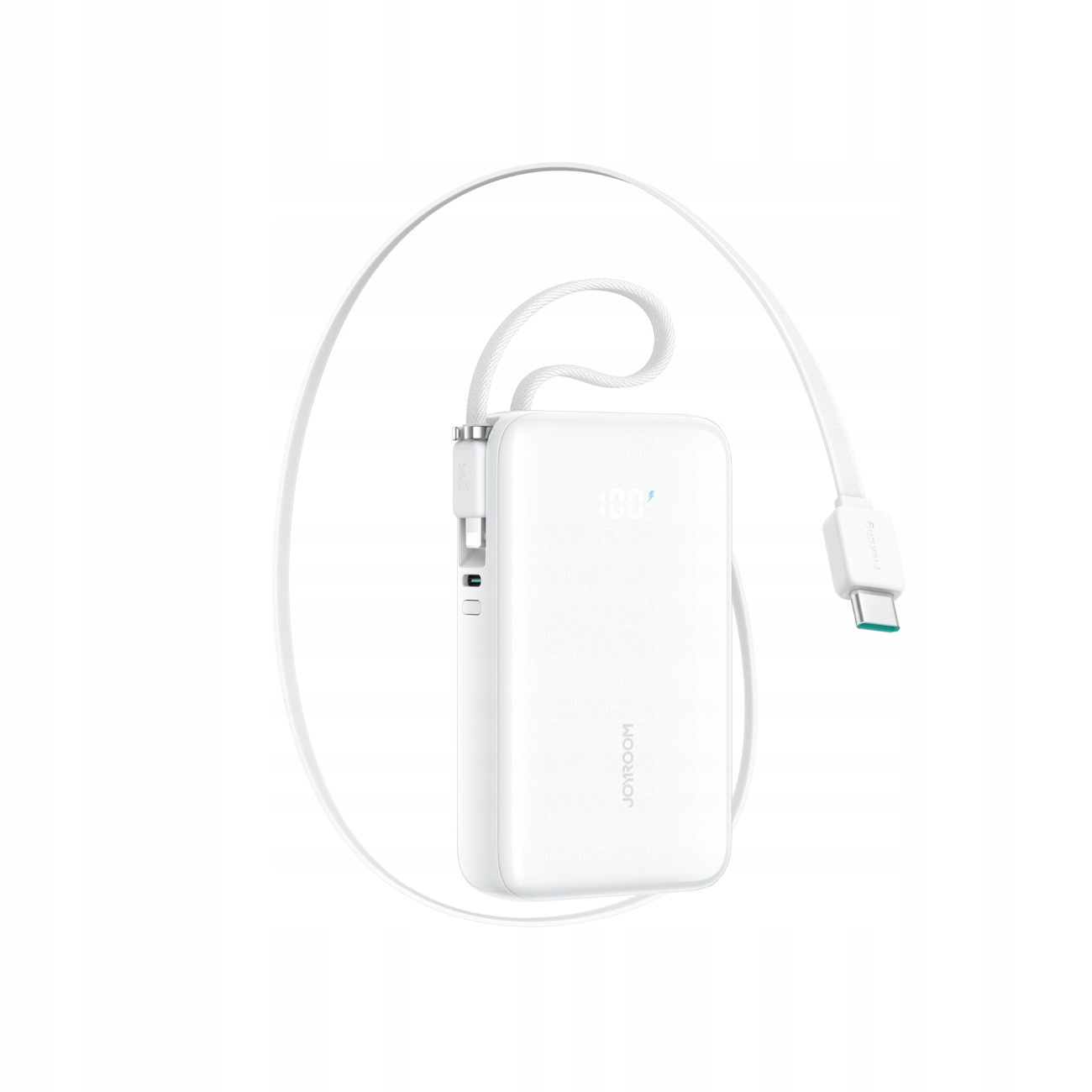 Powerbanka 10000 mAh 35 W s navíjecím kabelem Usb-c Lightning