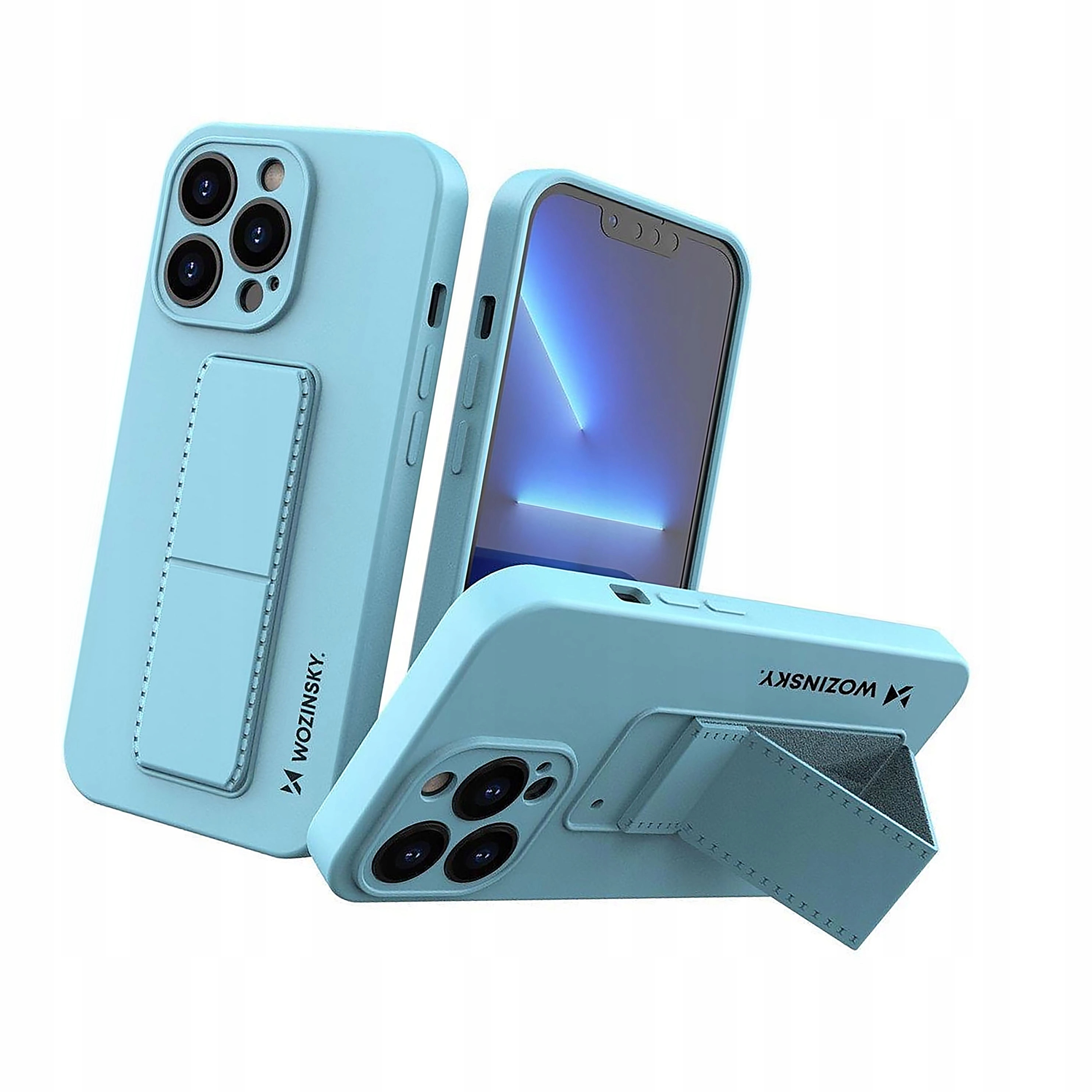 Wozinsky Kickstand Case silikonowe etui z podstawką iPhone 13 mini