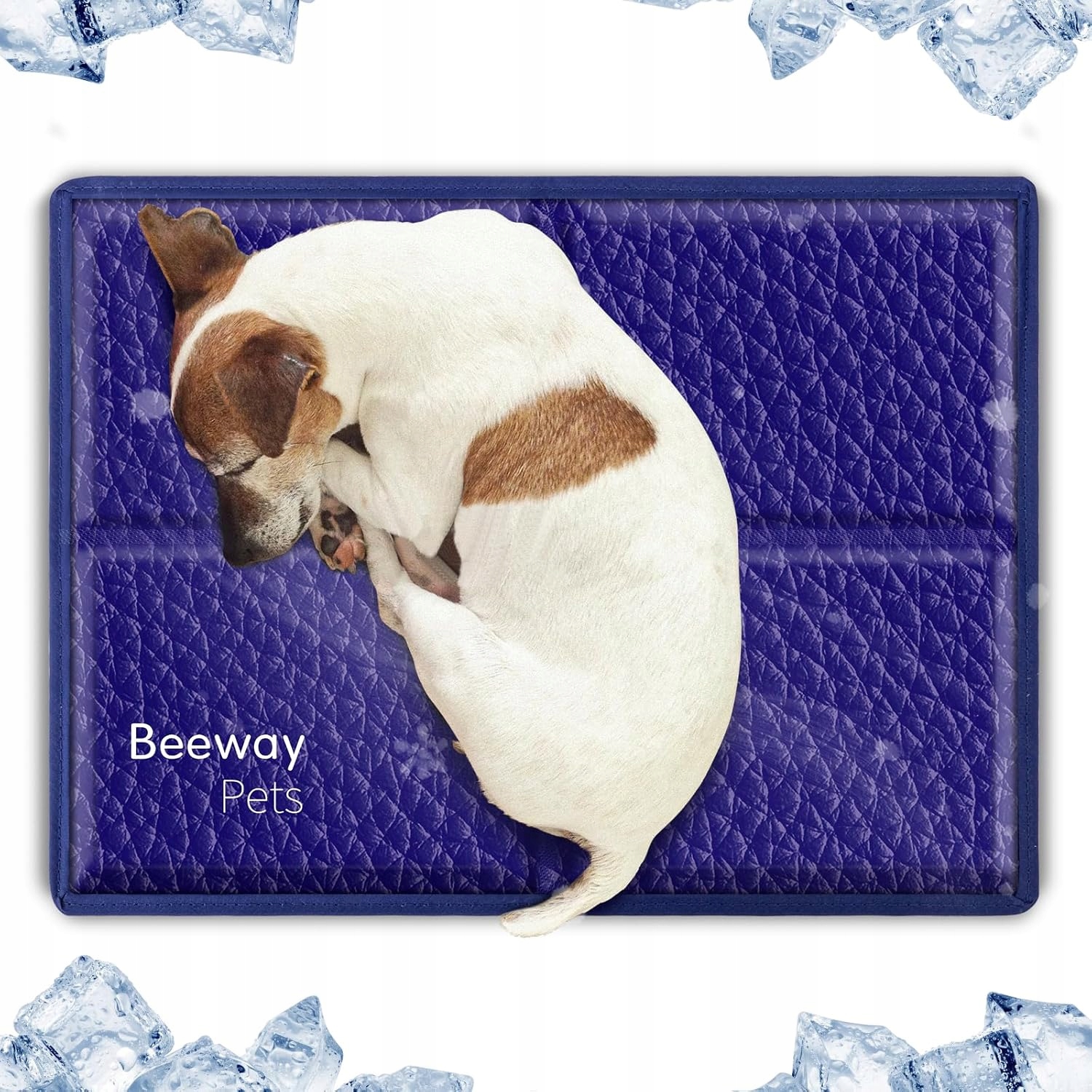 Levně Beeway Chladicí podložka pro domácí zvířata 90 x 60 cm velikost XL