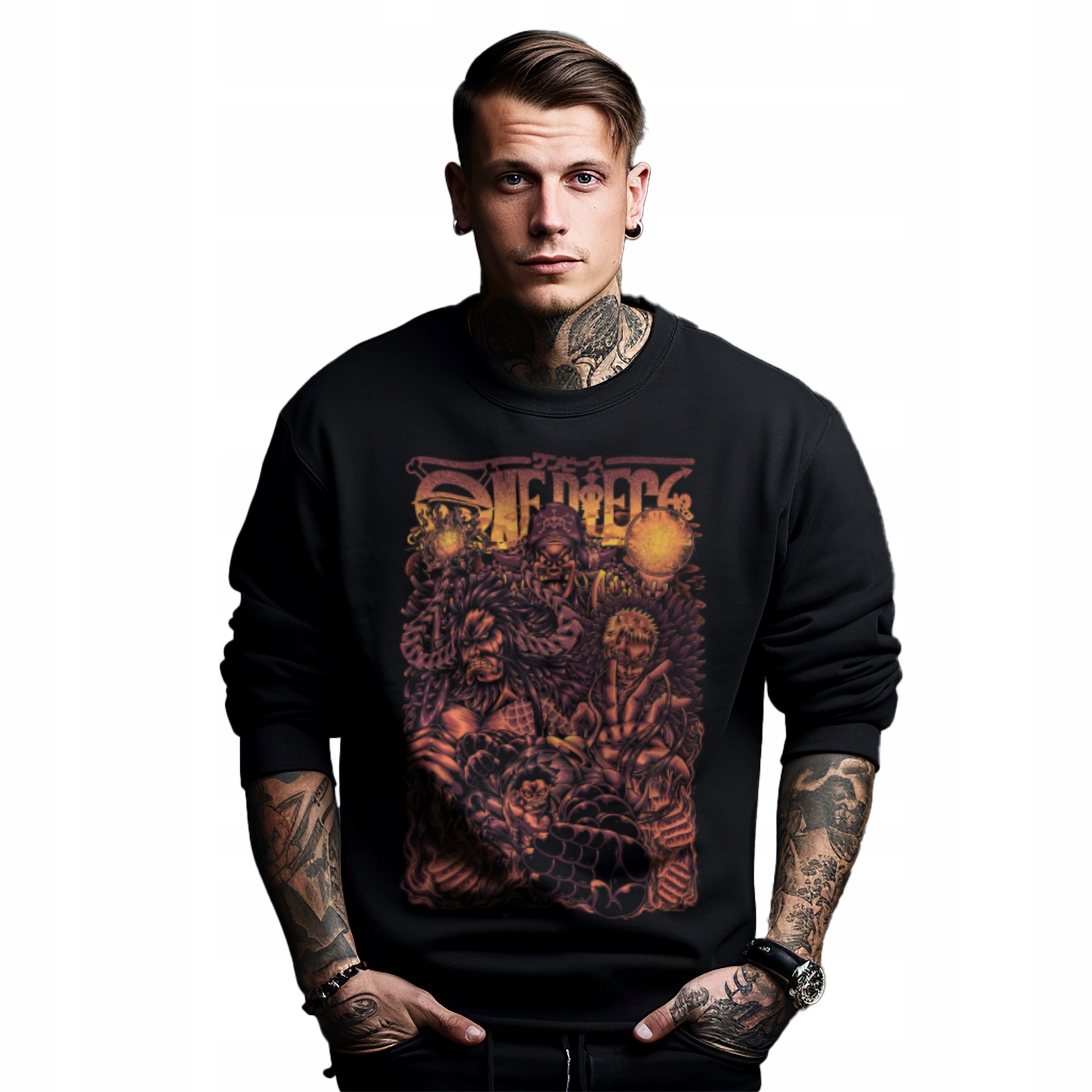 Mikina s potiskem Anime One Piece