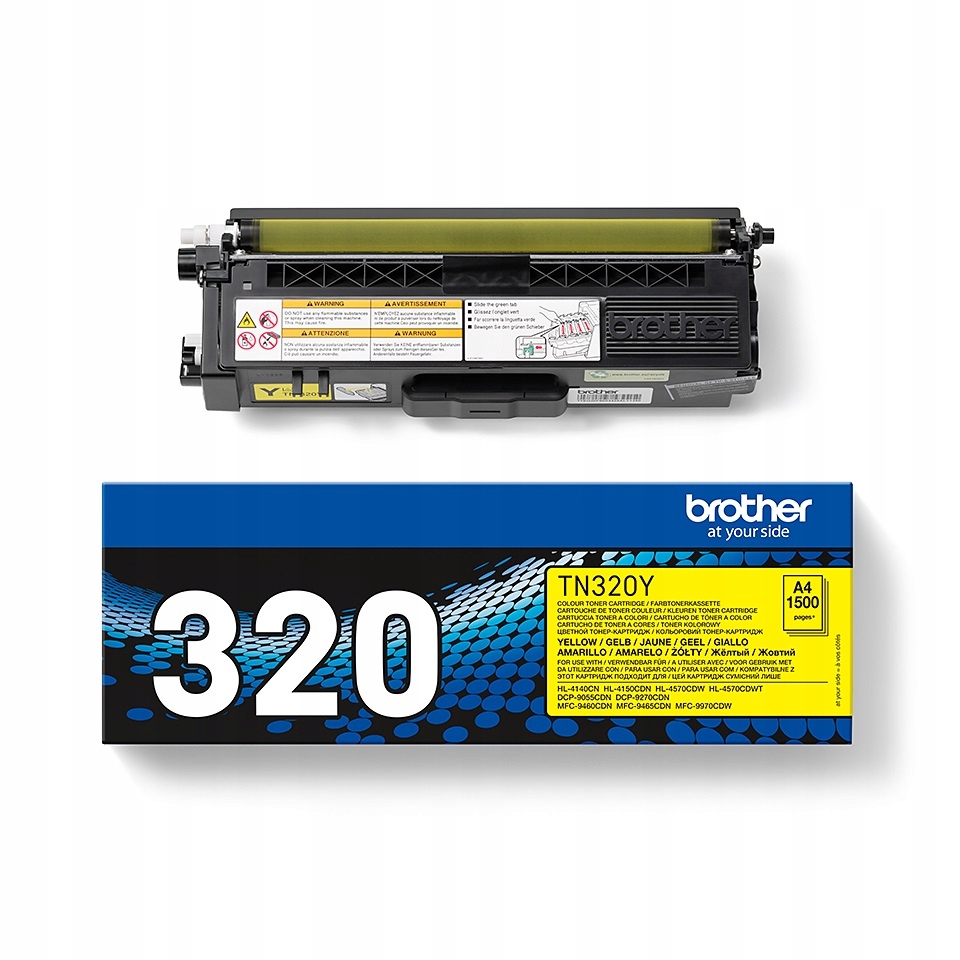 Brother TN-320Y, toner žltá, 1 500 str.
