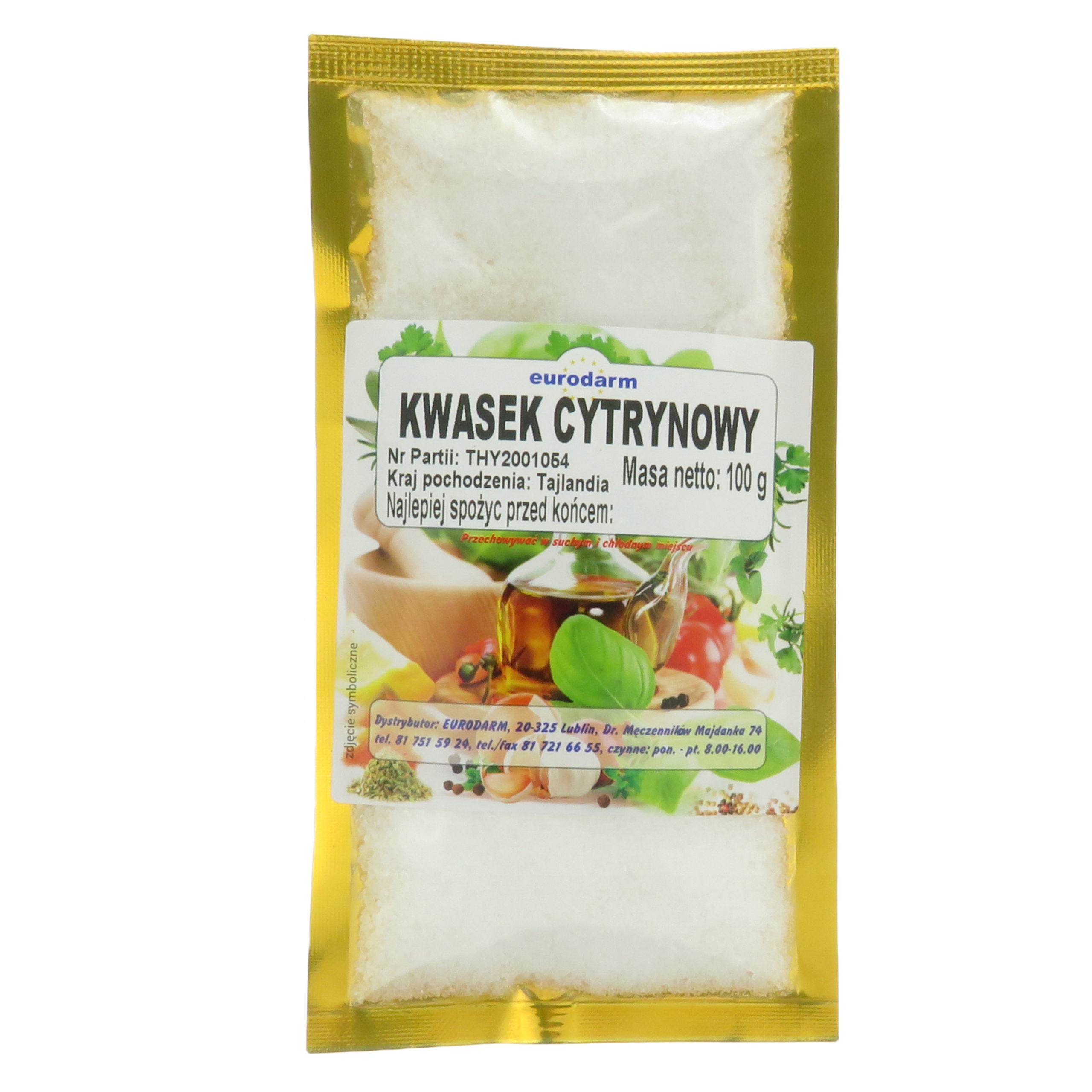 KWASEK CYTRYNOWY 100G WYSOKA JAKOŚĆ