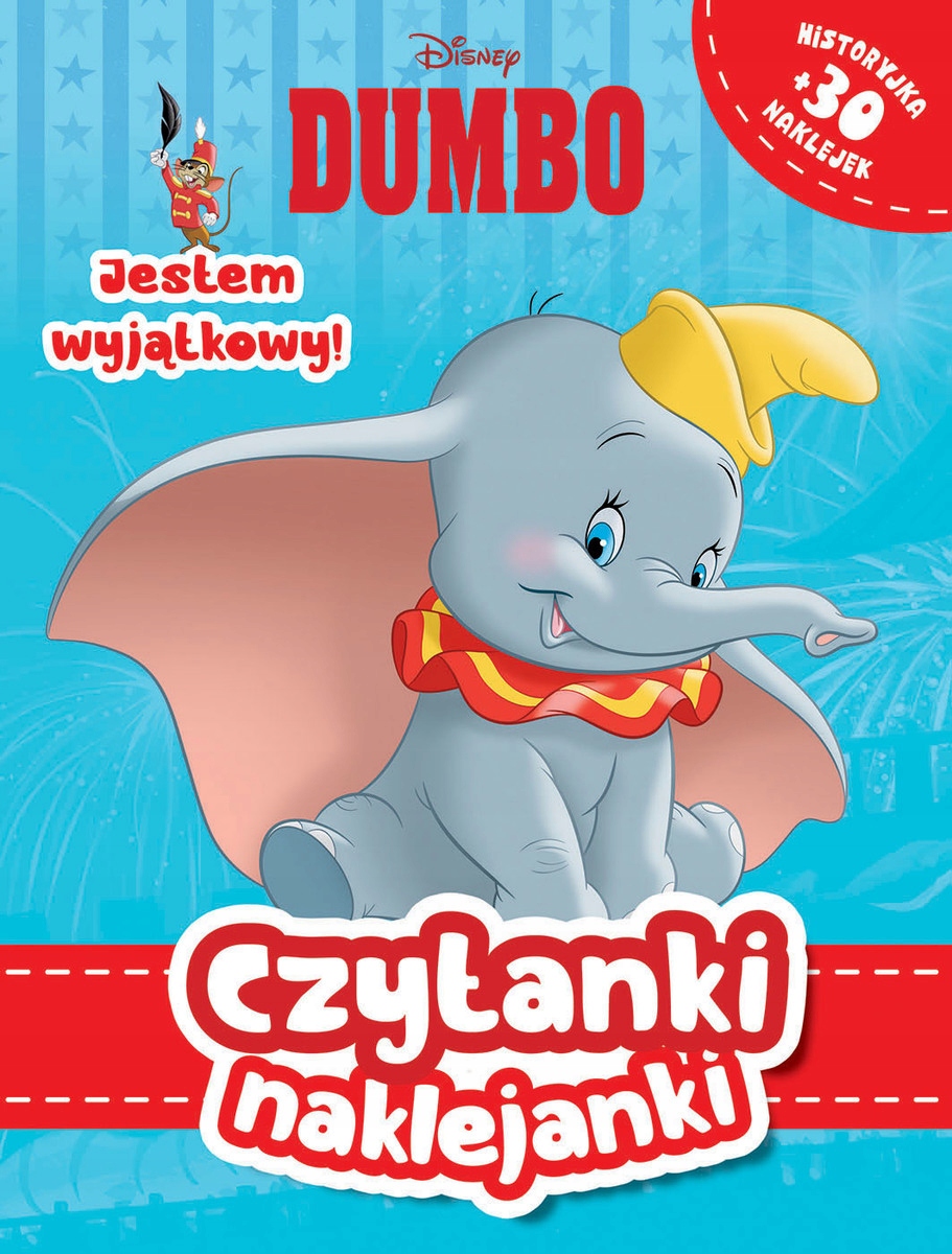 

Czytanki naklejanki. Jestem wyjątkowy Disney Dumbo