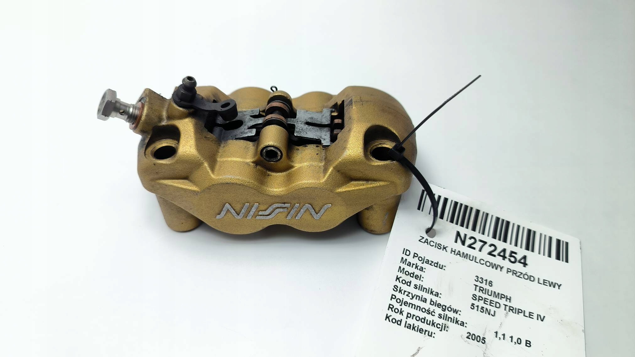 caliper brake front left TRIUMPH SPEED TRIPLE 1050