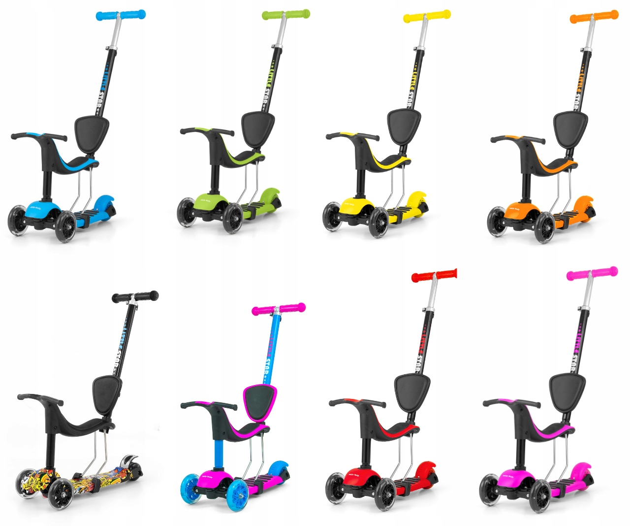 Milly Mally Scooter Little Star Blue