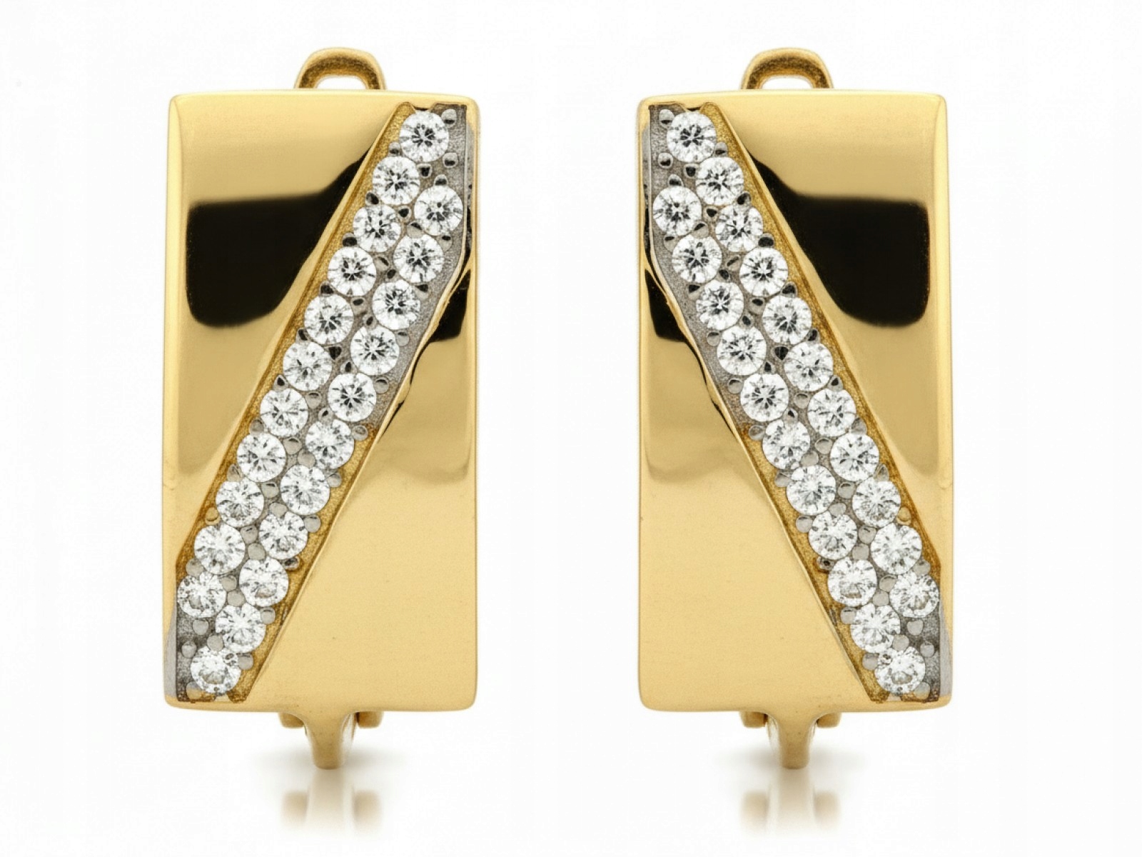 Zlaté náušnice pro ženy 585 jako elegantní dárek