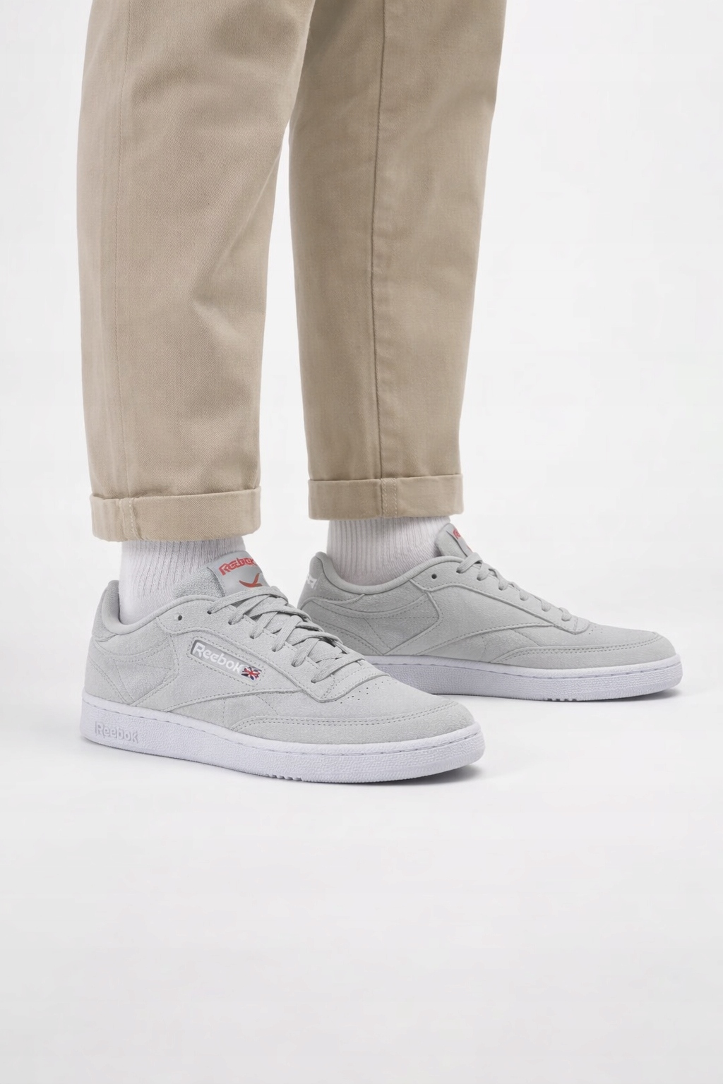Reebok Šedé Pánské Sportovní Boty Se Semišovým Svrškem 42 I2A