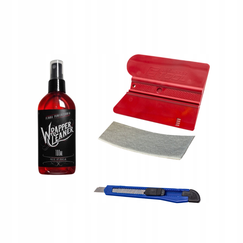 

zestaw do oklejania Wrapper rakla cleaner nóż