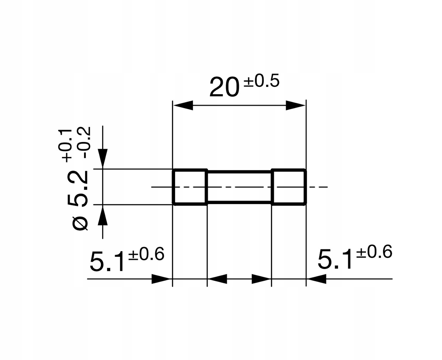 Bezpiecznik topikowy 5x20mm 1,6A/250V 20szt. Producent JBT