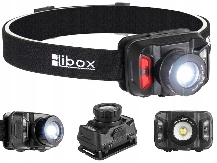 Latarka czołowa akumulatorowa LED Libox LB0106