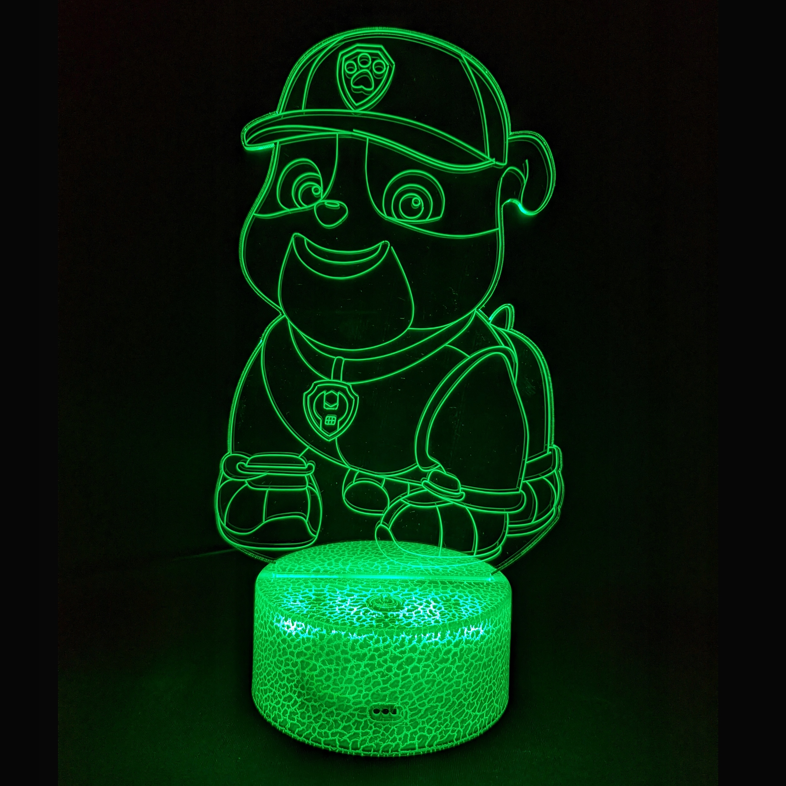 PSI PATROL RUBBLE LAMPKA NOCNA 3D LED + PILOT Marka bez marki