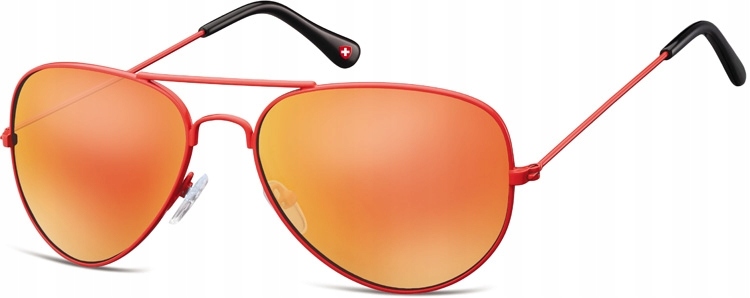

Okulary Pilotki Czerwone Lustrzanki Aviator
