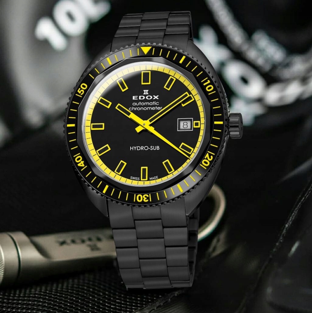 Edox Hydro-sub Date Automatic 80128-37NJM-NIJ 42 mm 30ATM Limitovaná Edice