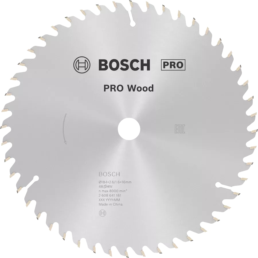 Piła Tarczowa H Pro Wood 184*2.6*16/Z48 2608641181 Bosch