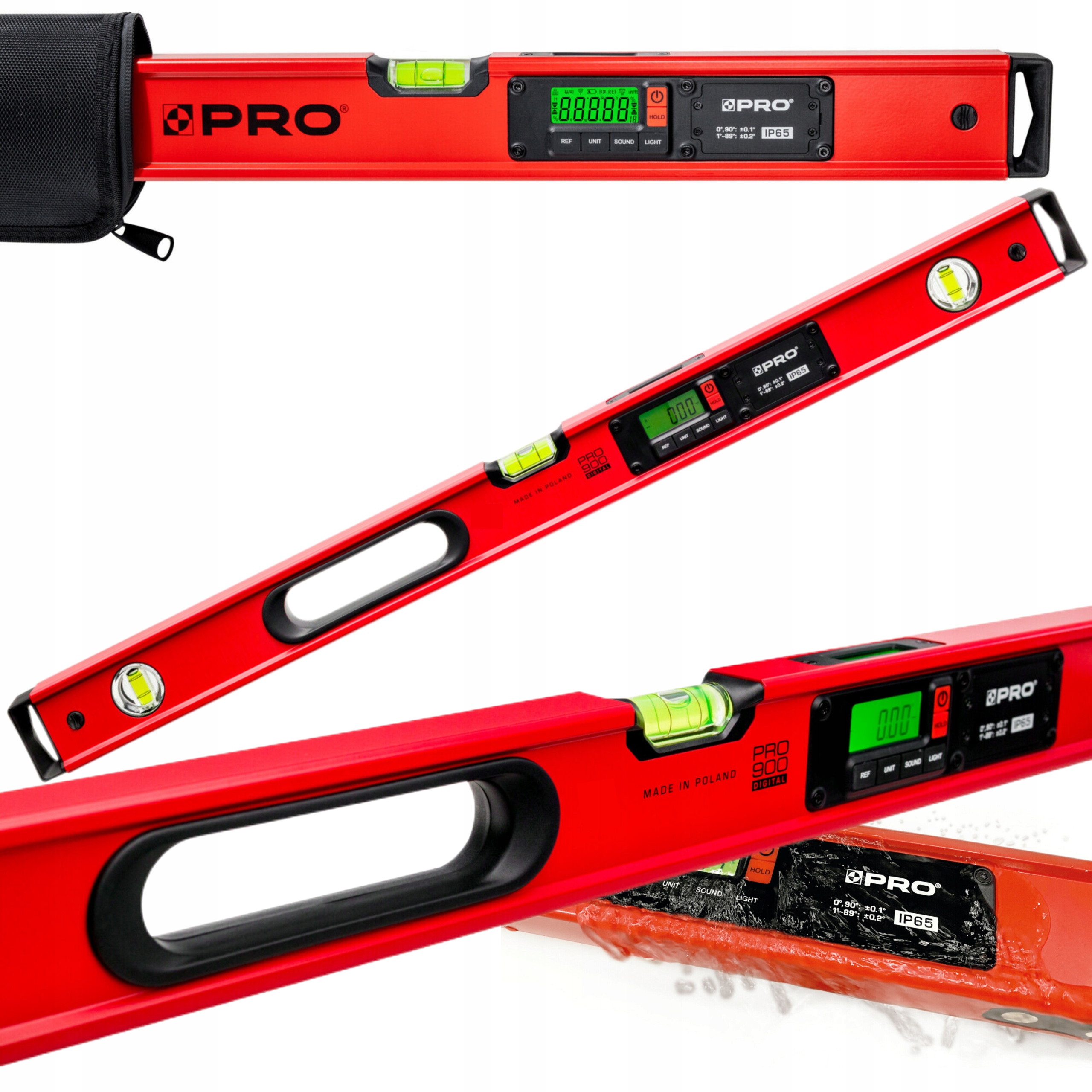 

Poziomnica Cyfrowa Elektroniczna PRO900 IP65 120cm