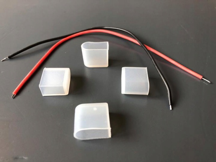 Neon LEDOWY FIOLETOWY SILICONE 24V IP67 6x12 1m Moc 10 W