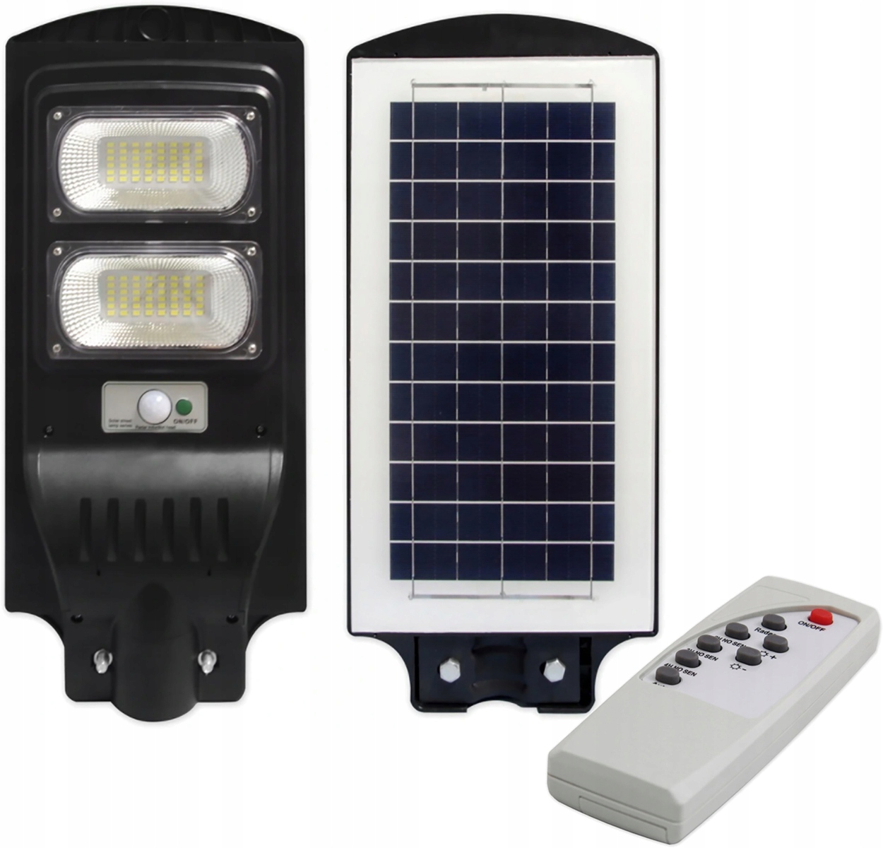 

Lampa Solarna uliczna Latarnia 100W czujnik Pilot