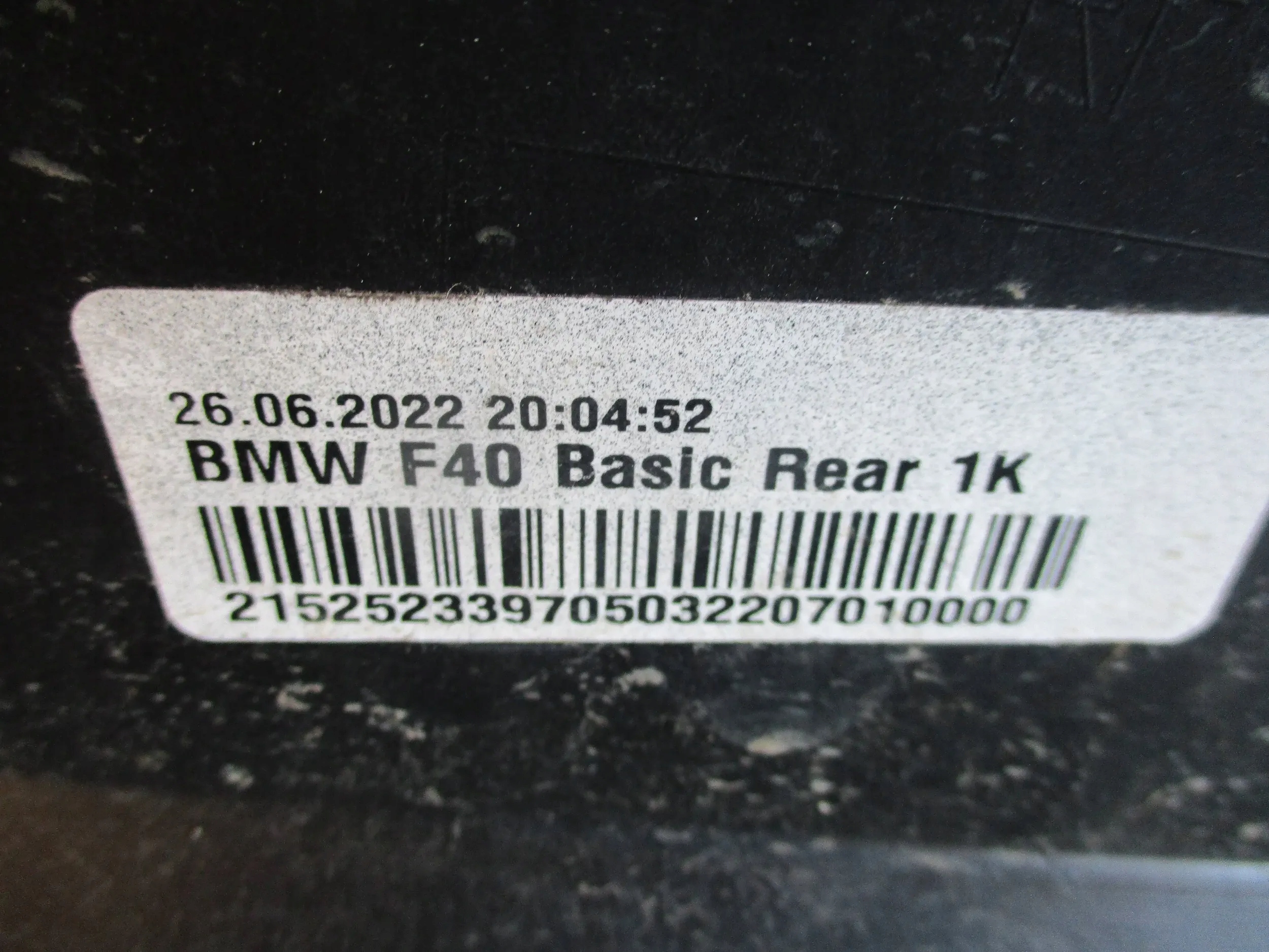 STOSSSTANGE HECK HINTEN BMW 1 F40