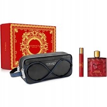 Eros Flame Set Edp 100 ml miniaturní Edp 10 ml kosmetická taška