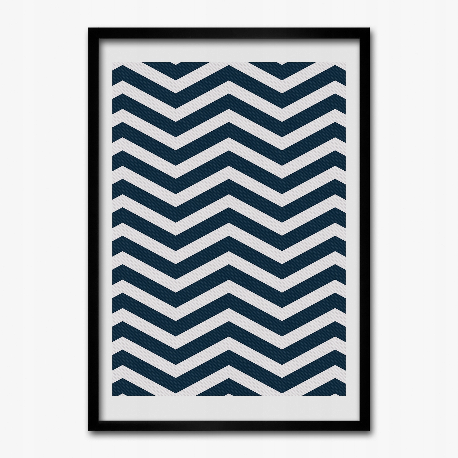 Obraz v ráme na stenu Zig zag 3D ilúzia 50x70 cm