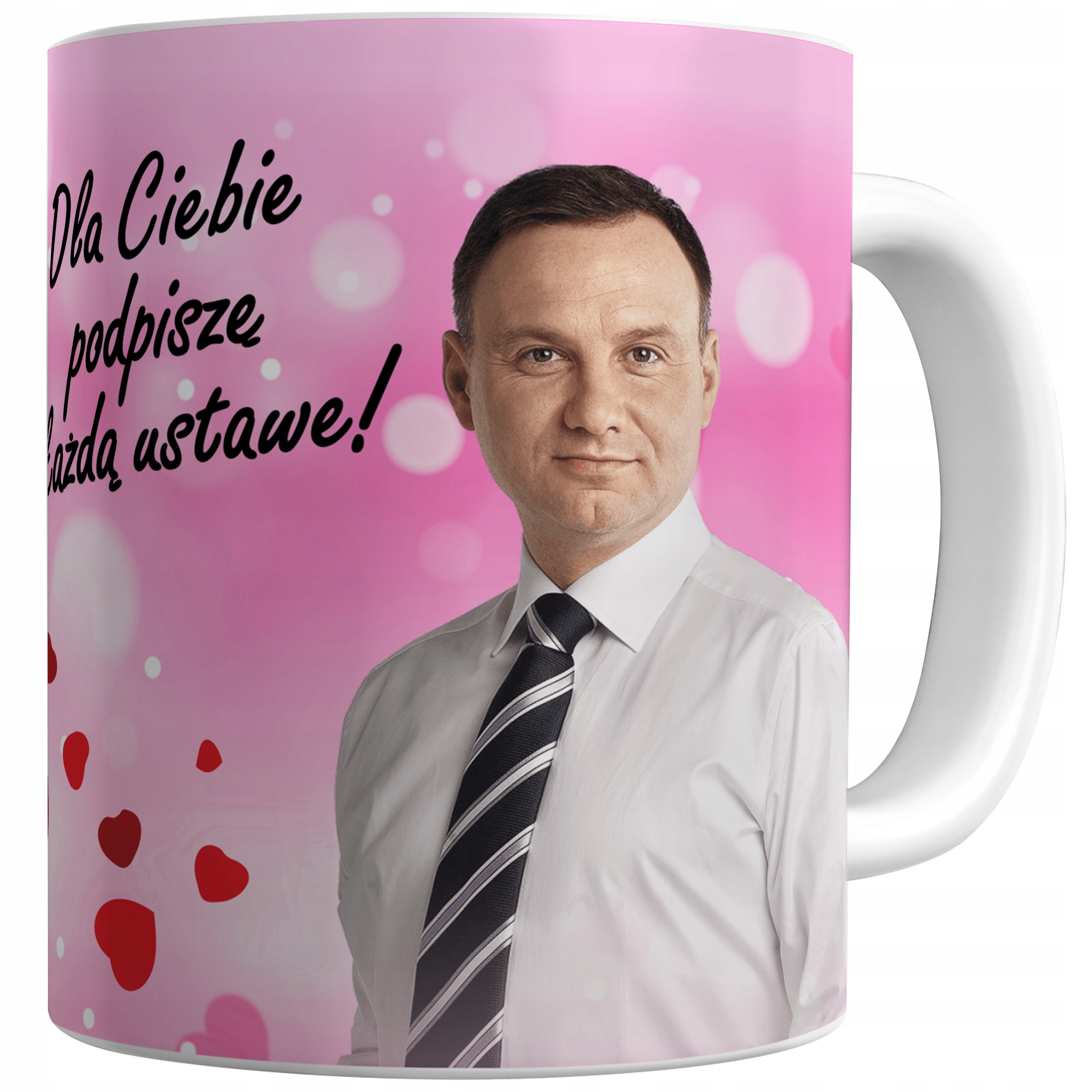 

Kubek z nadrukiem na Walentynki Pis
