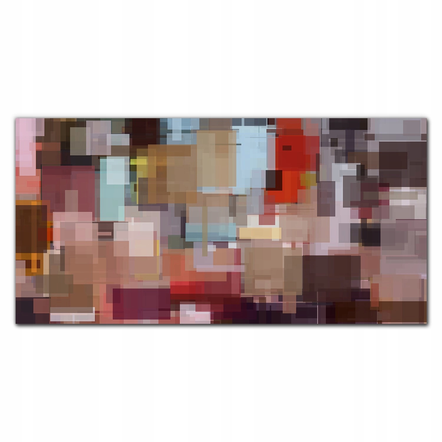 Obraz na plátne do obývačky Farebné pixely 140x70