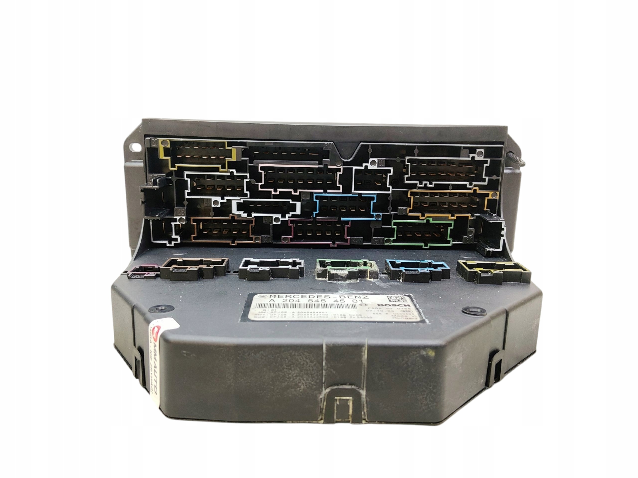 compartment of fuses module control unit SAM MERCEDES W204 W212 A2045454501