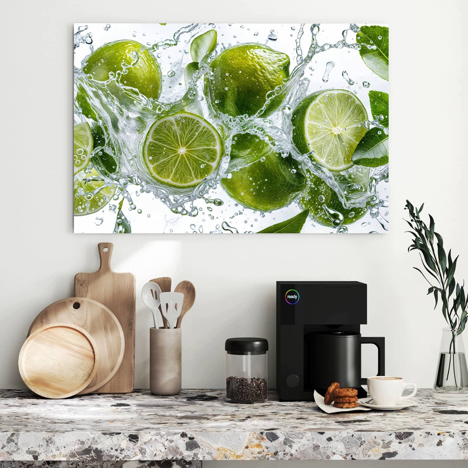 Magnetická tabule Musujouce Limetky 90 × 60 cm