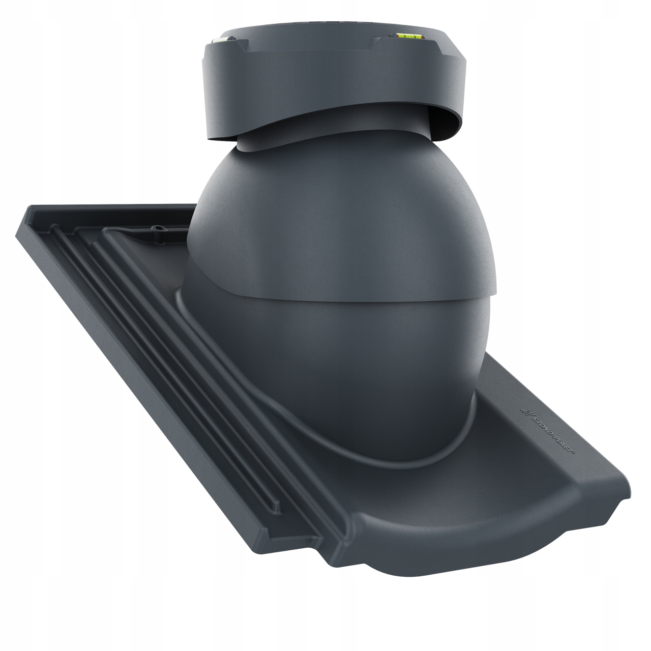 Krbový kanalizační ventilátor fi110 Creaton Cantus Břidlice Angoba/glazura