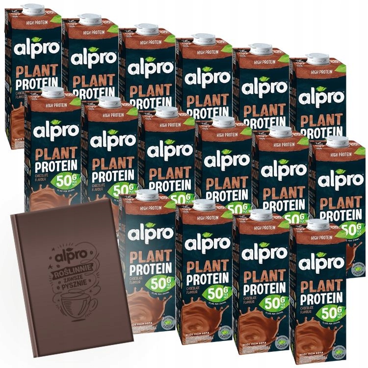Levně Proteinový sójový nápoj Alpro s čokoládovou příchutí 16x1L kalendář 2026