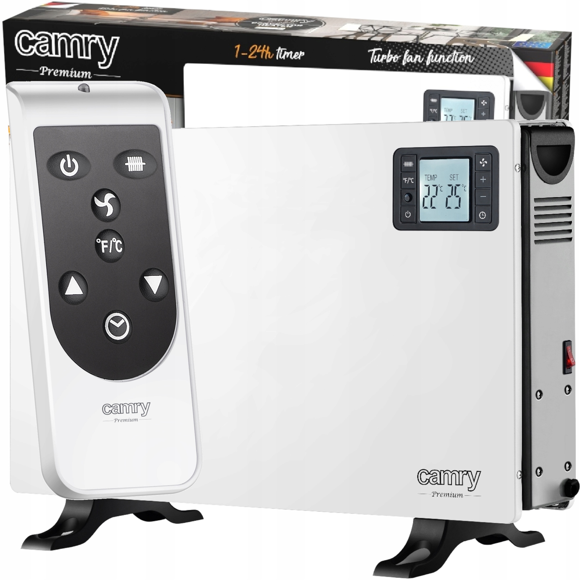 

Elektryczny Grzejnik Energooszczędny 2000W Pilot