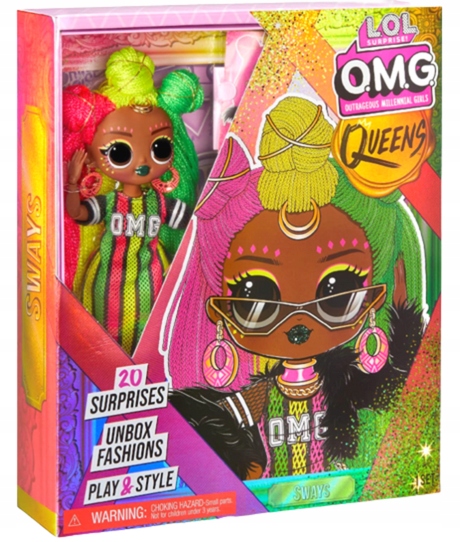 DUŻA LALKA LOL OMG SUPRISE AŻ 20 AKCESORII PREZENT Certyfikaty, opinie, atesty CE