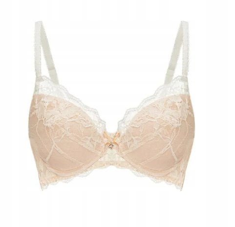 Podprsenka Agio DB-9331 Krémová B 80 Podprsenka Krajková S Kosticemi