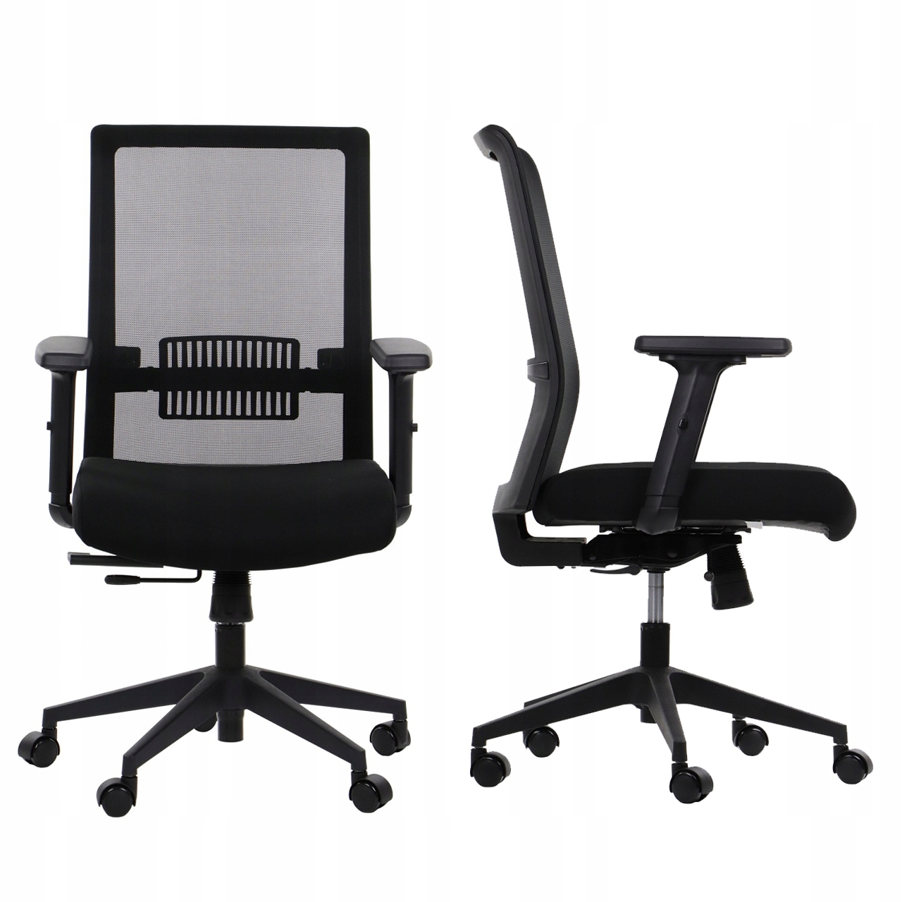 Otočné Kreslo Kancelárska Stolička Riverton M/L Čierna-čierna V Súlade So Smernicou