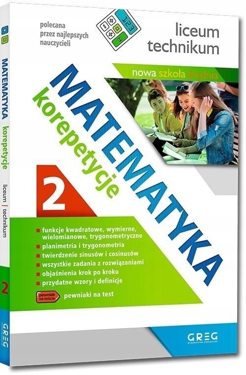 MATEMATYKA - KOREPETYCJE, LICEUM CZ. 2 GRAŻYNA KIEŁCZYKOWSKA