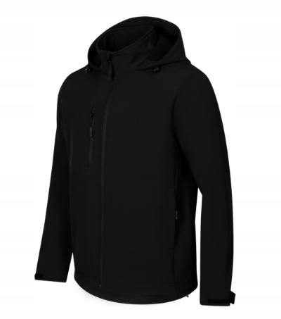 Pánská softshellová bunda 4-Way Stretch Voděodolná Trail548 černá 3XL