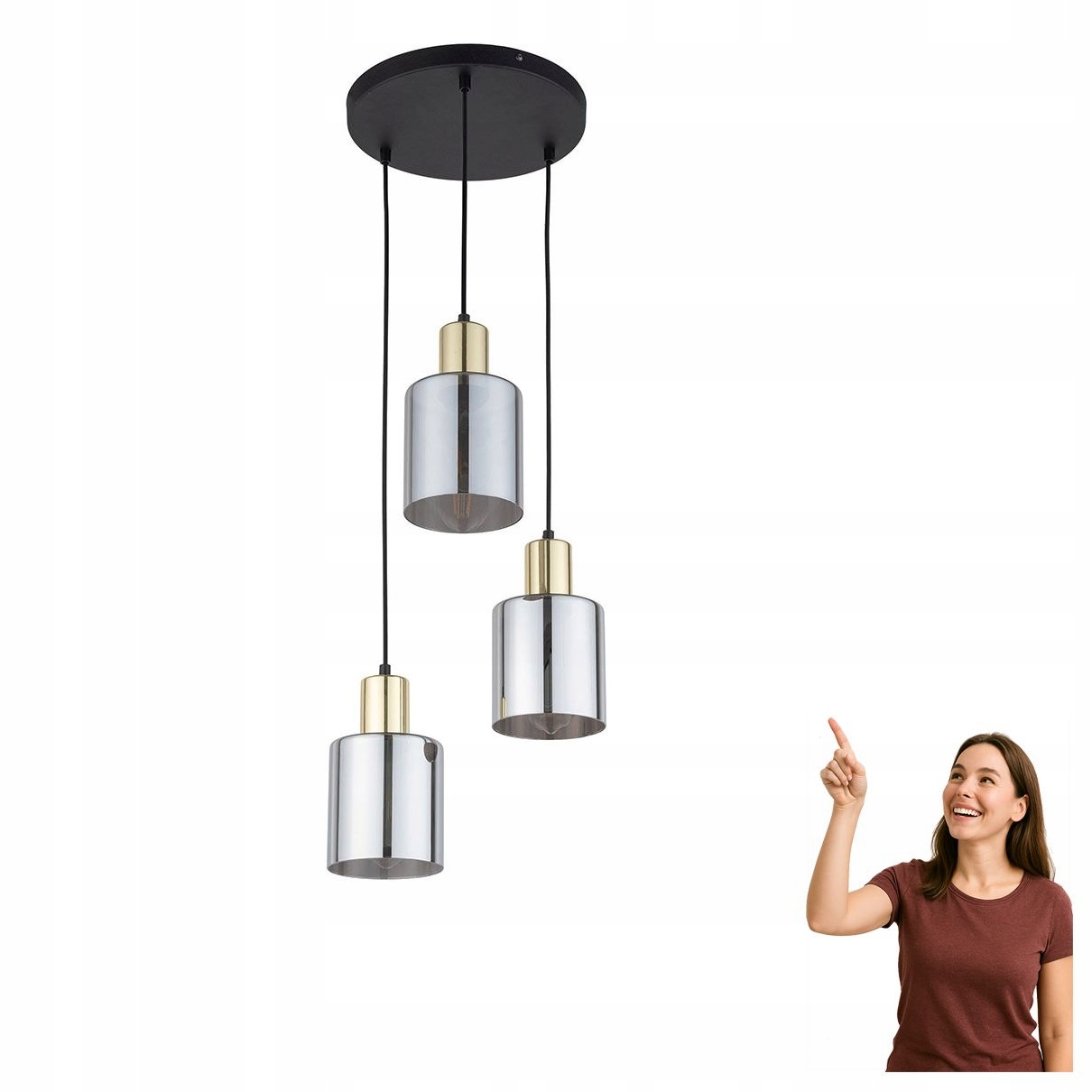 Závesná lampa Sierra Gold 6663 Tk Lighting