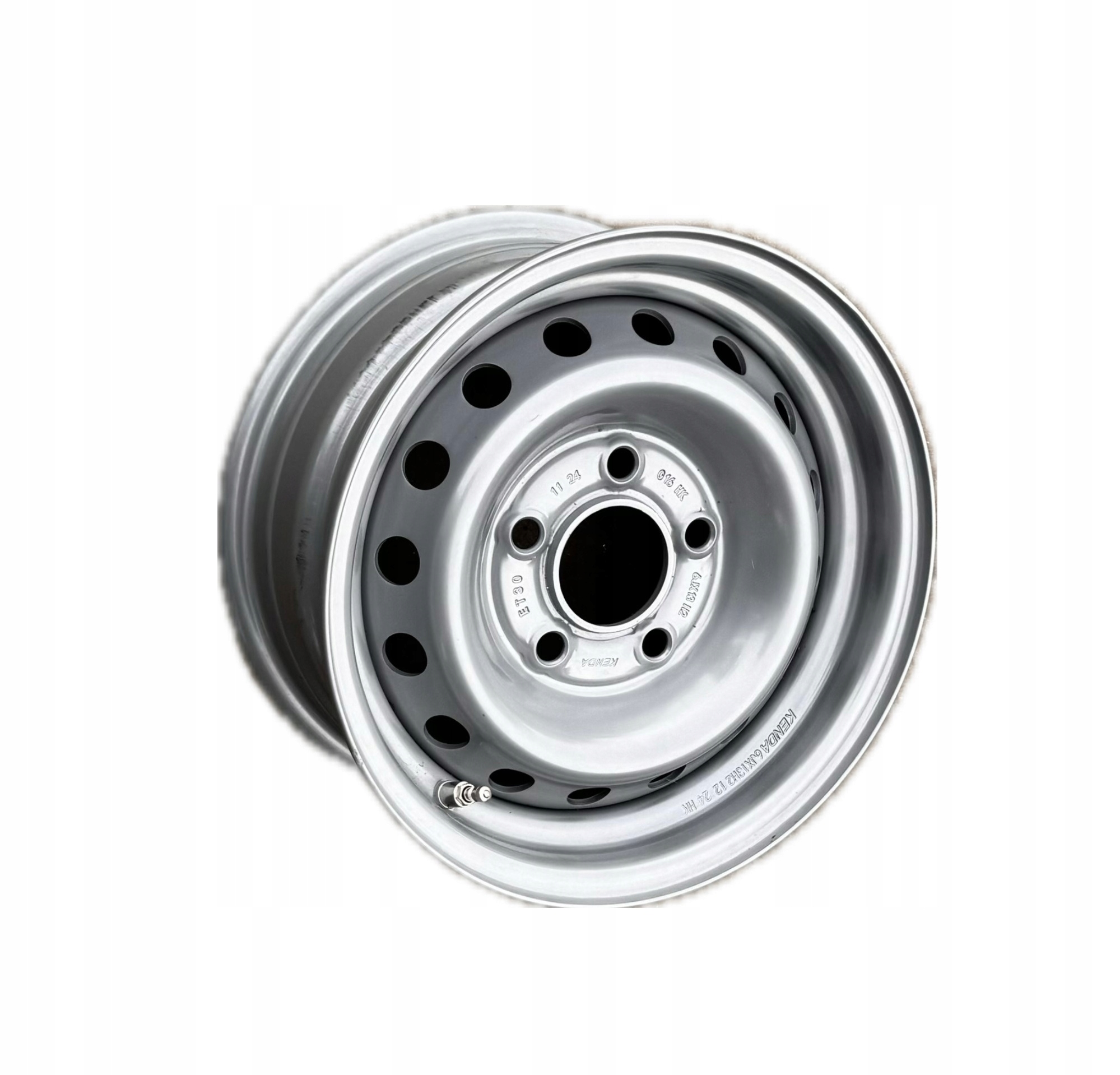 Kola 13" ocelová Kenda ET30 5x112 stříbrná pro přívěs a odtahový vůz