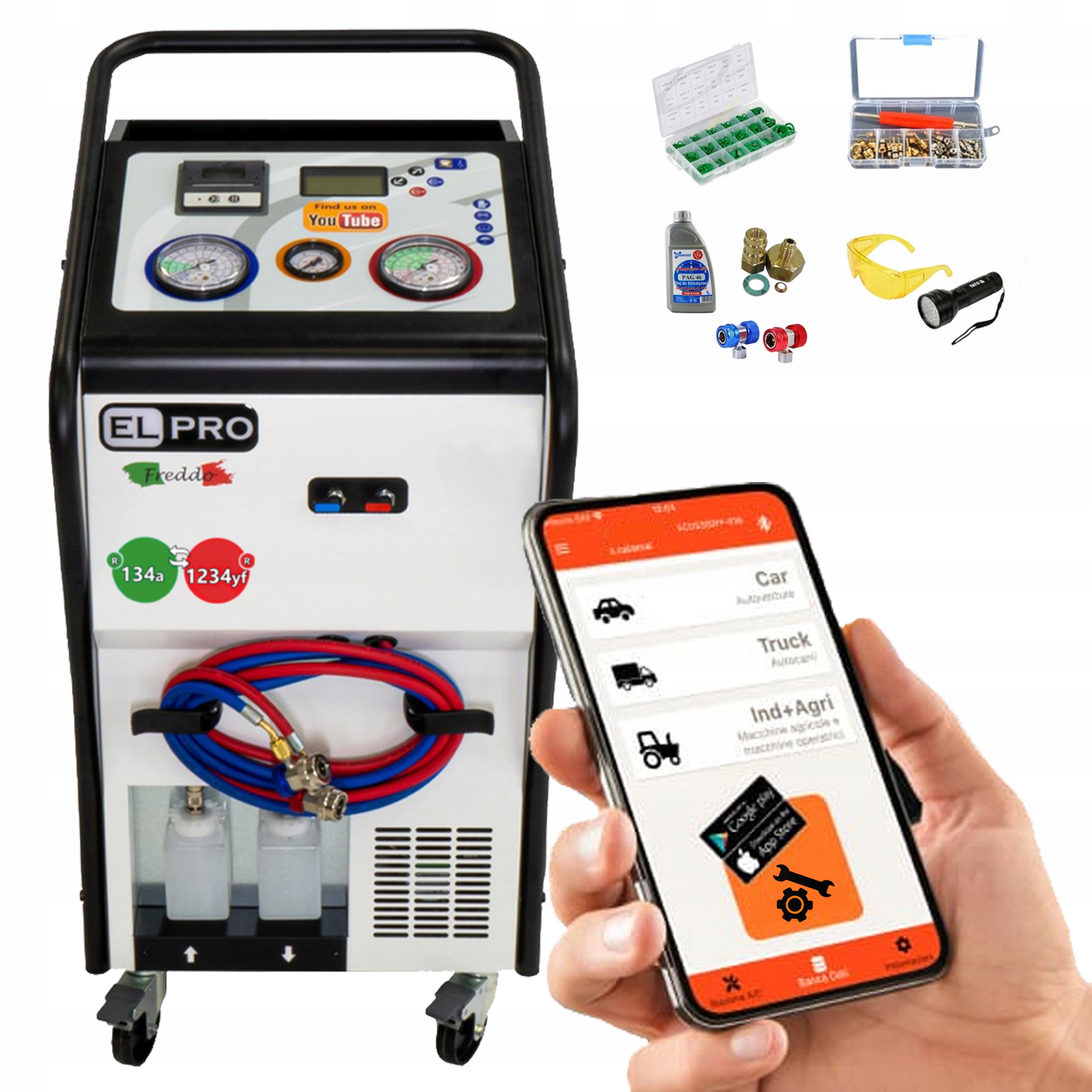ELPRO freddo R134a внедорожная станция кондиционирования воздуха