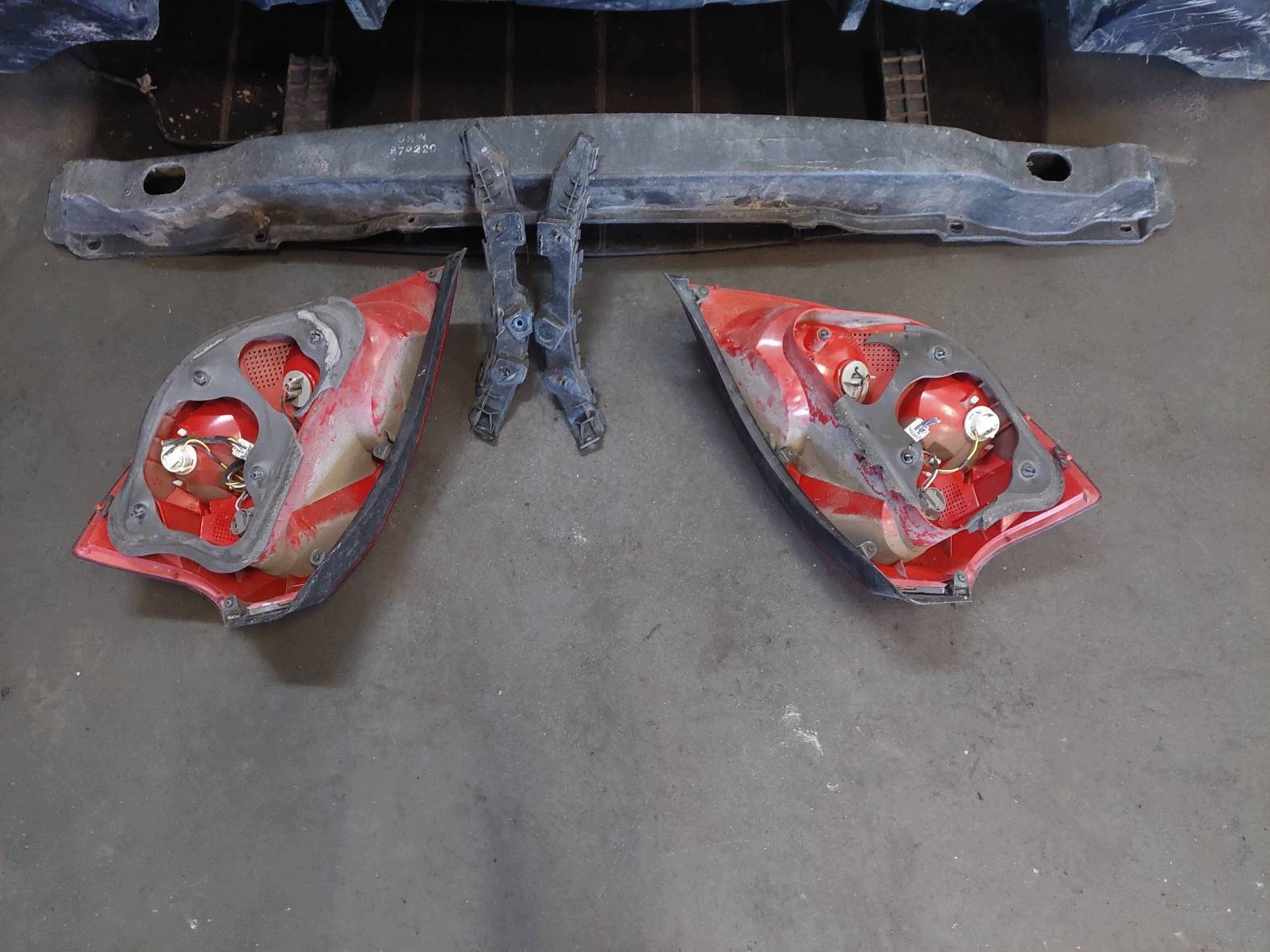 complete rear part KIA CEED and 5K trunk door boot bumper rear part lights rear part