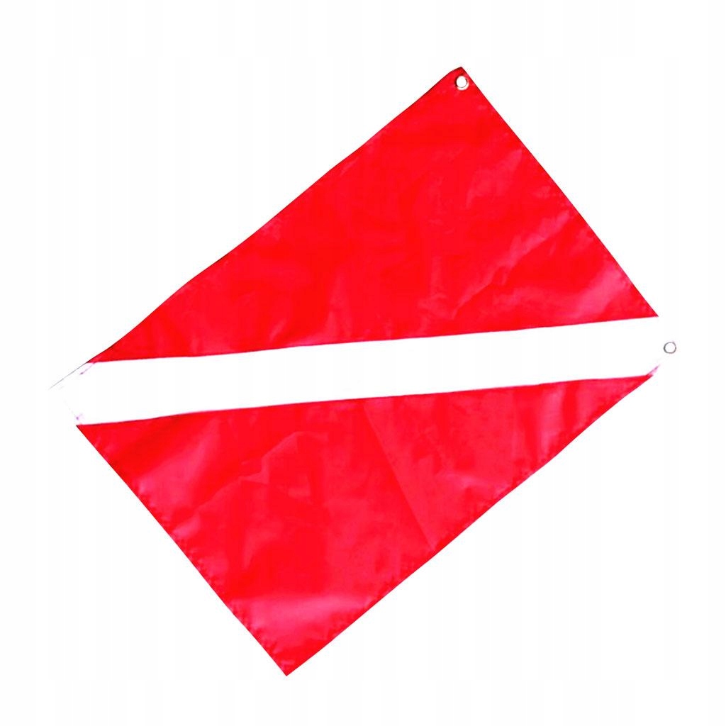 Czerwony biały Scuba Dive Free Diving Diver Down Flag Boat Flag Banner &