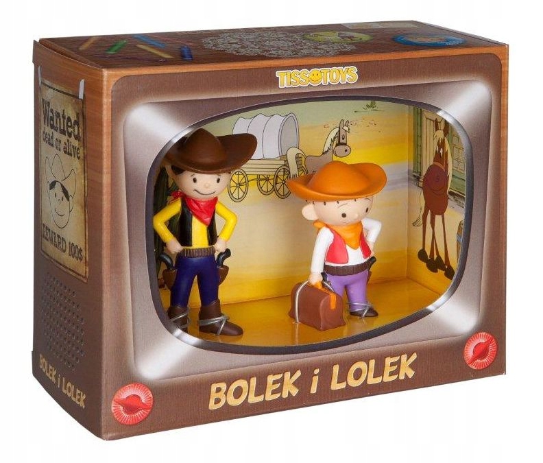 Bolek i Lolek Kowboje 2szt figurki Tissotoys 21005