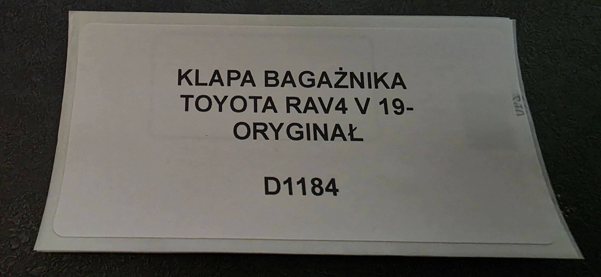 Burta hátso far Toyota RAV 4 (XA50)
