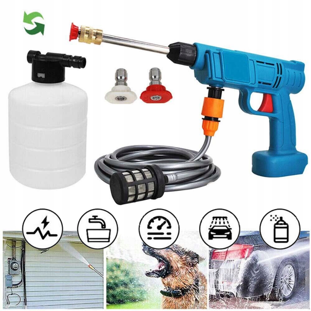 BEZPRZEWODOWA MYJKA WYSOKOCIŚNIENIOWA PRZENOŚNA MYJKA ELEKTRYCZNA BATERIĄ